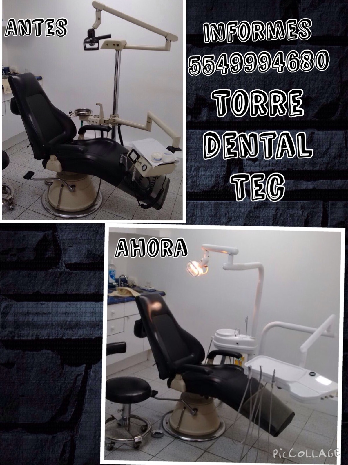 Equipo dental movesa reparado